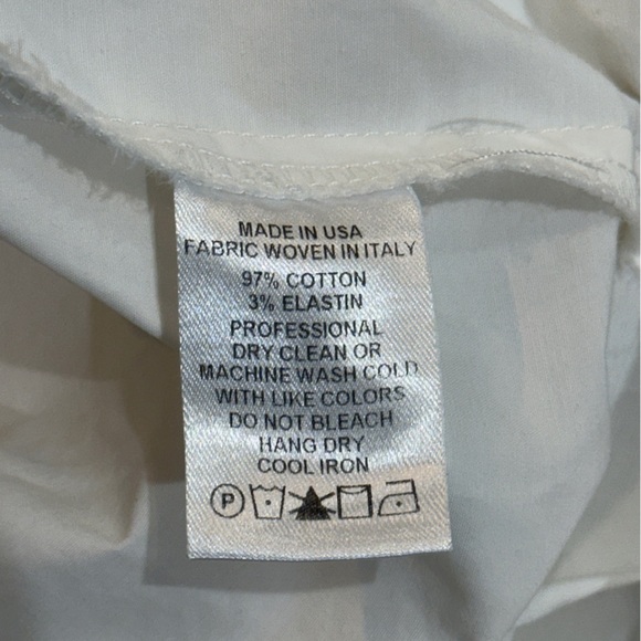 Women’s KAL REIMAN Pleat hem white kimono- Size XS - Picture 9 of 9